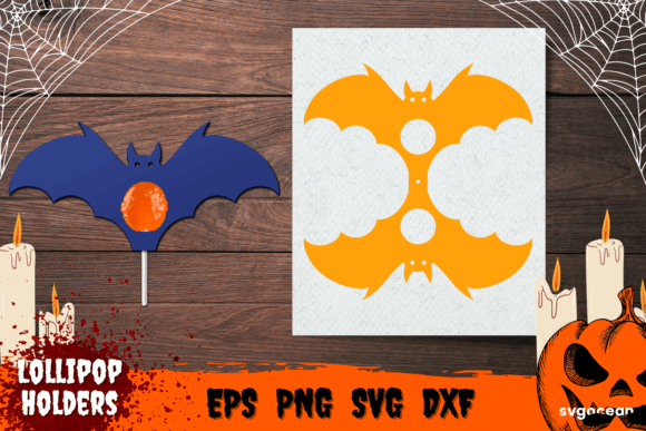 Bat Candy Holder: 3D SVG Shapes for Branding