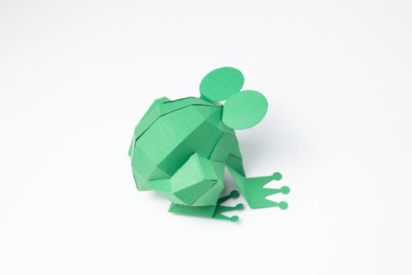 Chubby Frog: A 3D SVG for Animals Projects