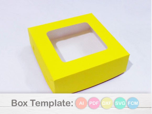 Cookies Box Template 8 X 8 X 2.5cm Review