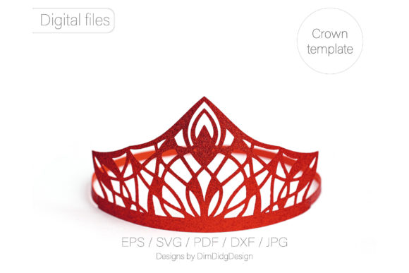 Crown Svg Princess Crown 3D SVG Shapes