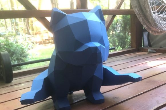 Dog Ponpon Doing Yoga Paper Sculpture Review