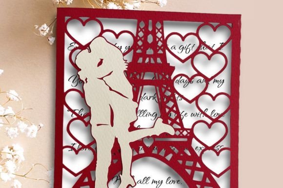 Envelope Couple Eiffel Tower 3D SVG Shapes Review