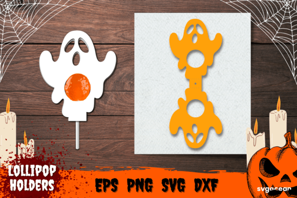 Ghost Candy Holder: 3D SVG Shapes for Branding