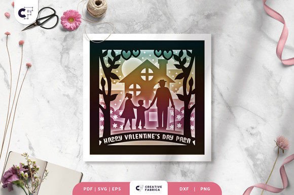 Grandpa for Valentine's Day 3D SVG Review