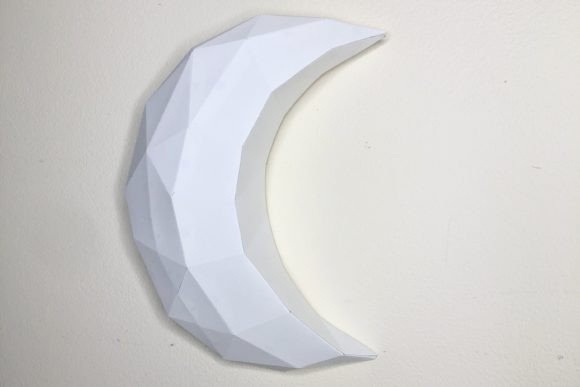 Half Moon on Wall Paper Sculpture Review
