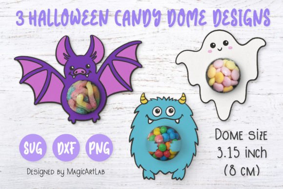 Halloween Candy Holder Ornaments: 3D SVG Shapes Review
