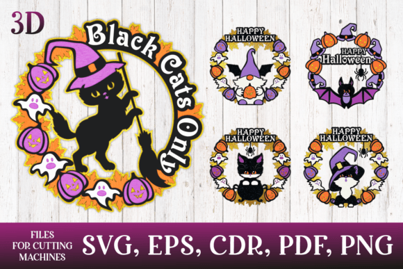 Halloween Door Signs Bundle: 3D SVG Shapes Review