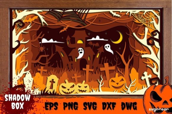 Halloween Layered Box SVG: 3D Shadow Boxes Review