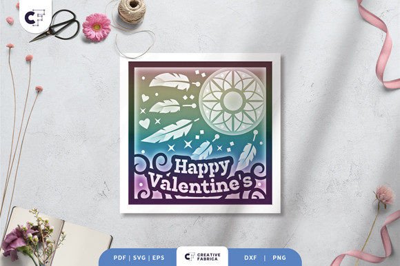 Happy Valentines Day Shadow Box SVG Review