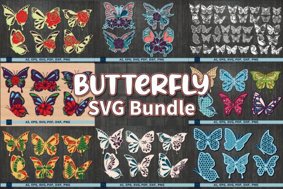 Layer Butterfly SVG Mega Bundle: 3D Shapes Review