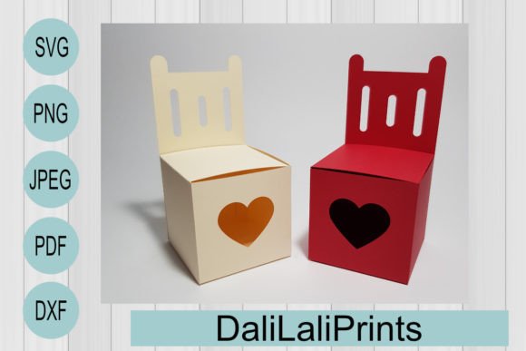 Love Chair Favor Gift Box Template: A 3D SVG Review