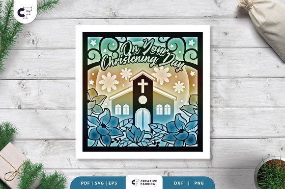 On Your Christening Day Shadow Box Review