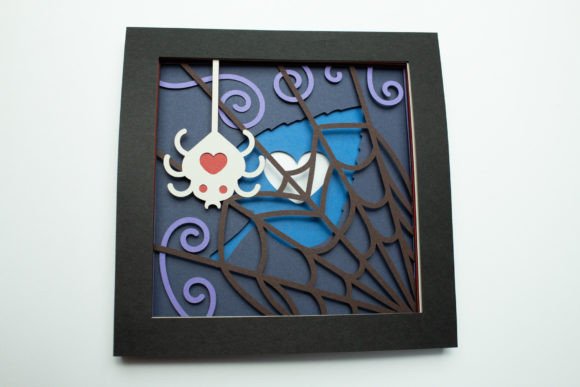 Spiderweb Shadow Box: 3D SVG Halloween Craft Review