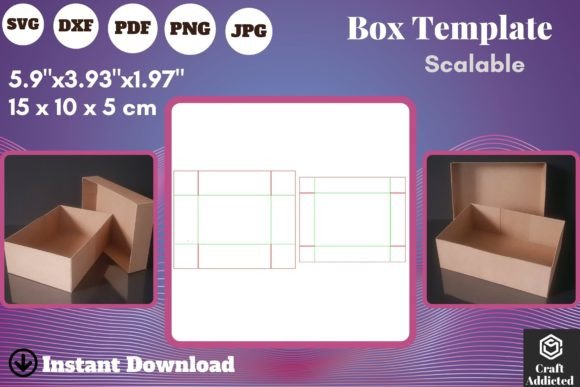 Square Box Template 3D SVG Shapes Review